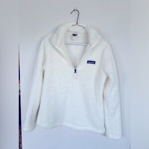 Patagonia White Fleece Pullover